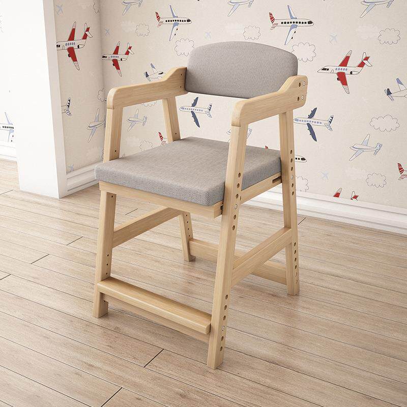 可升家用椅调节YZ-SM背座椅儿降童学习靠椅实木凳小学餐生学习书