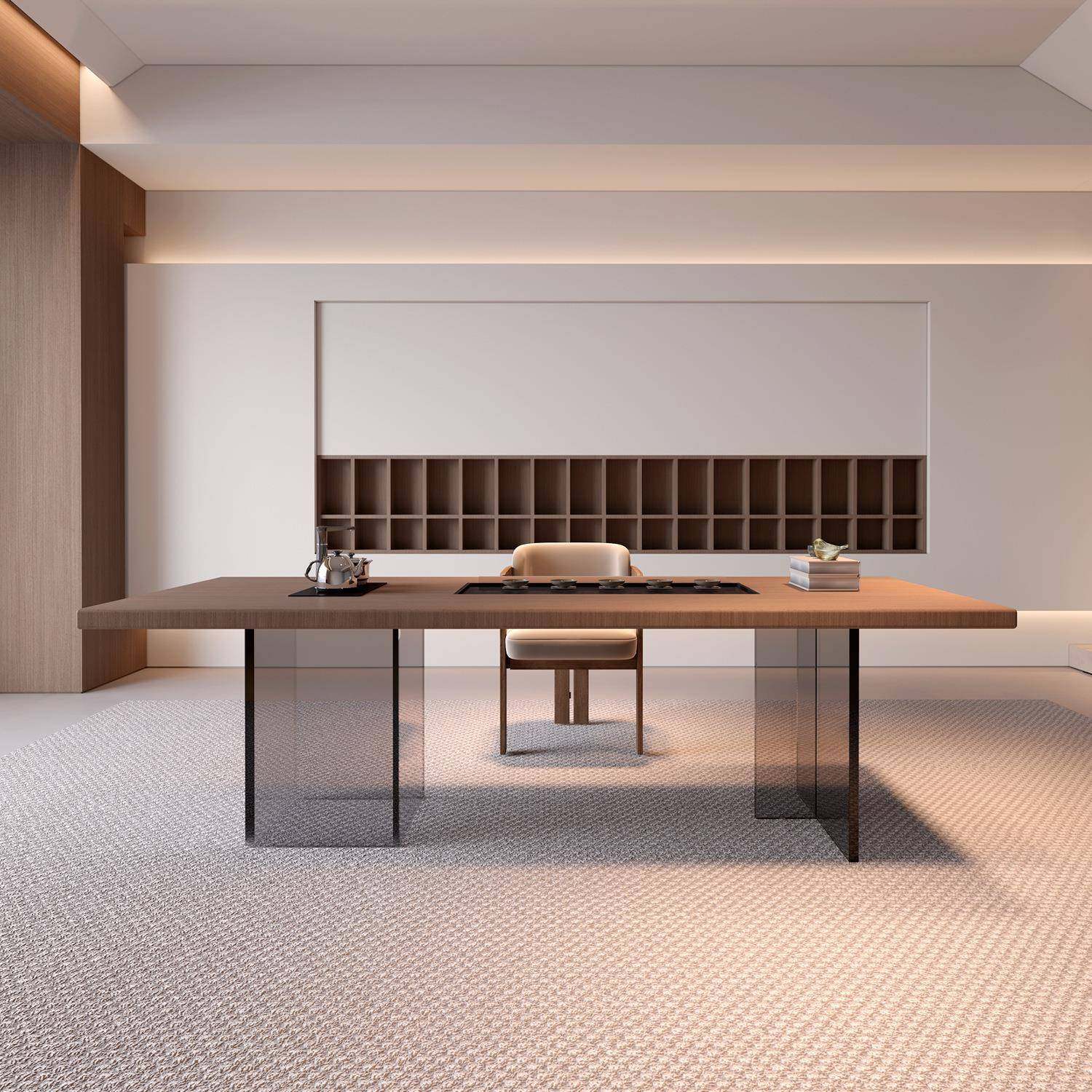 2024新款烧水入壶一体嵌式组泡茶桌PQR实木力大板桌亚克茶台茶桌,商业/办公家具,茶台/茶桌,淘宝优惠券,粉丝福利购,淘宝优惠卷