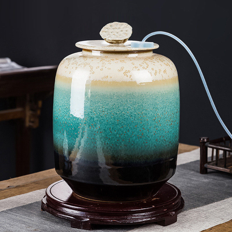 喝茶储水缸纯净水桶空桶15升5升茶台凉水壶家用饮水机下置抽水罐