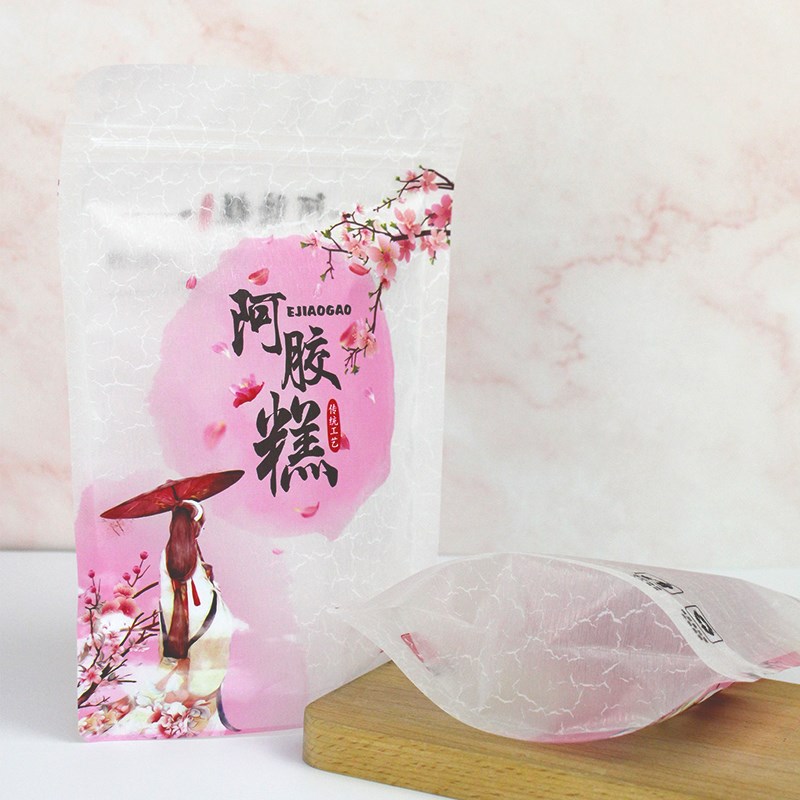 阿胶糕包装袋自封袋0g手工制作阿胶袋糕食品包装袋礼品盒家用