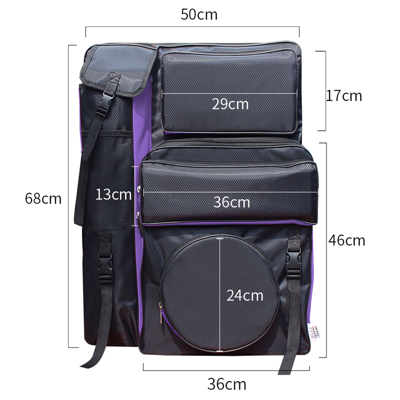 画包 多功能防水大拉链画袋 肩美术袋艺考专用加厚大容量画板袋