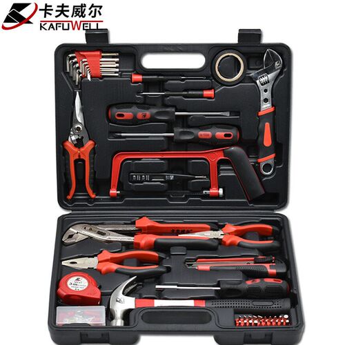 卡夫威尔49件套家用工具箱套装组套 综合维修安装工具套装H1041A