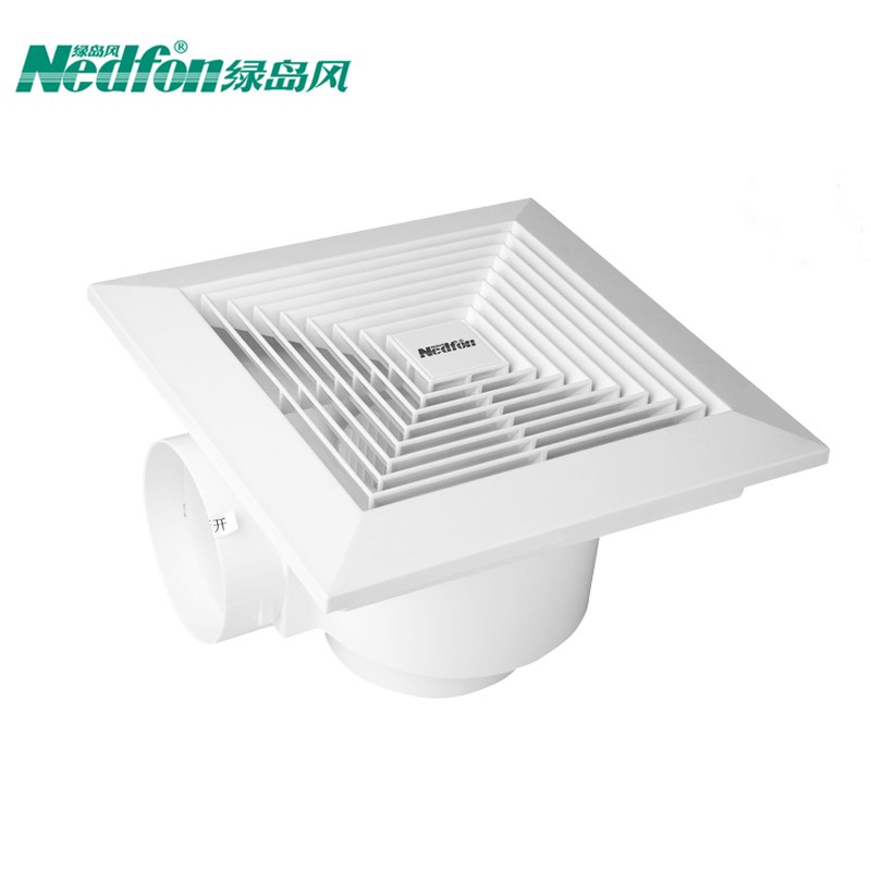 绿岛风排气扇卫生间强力静集成吊顶管道式音排风换气扇家用抽风
