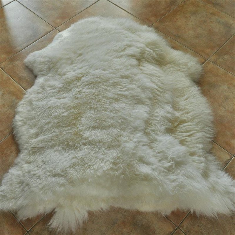 冬季整张羊皮沙发垫皮毛一体绵羊皮地毯坐垫床边褥子飘窗羊毛垫