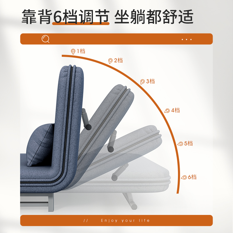 沙发床折叠两用办公室简易家用阳台多功能床午休午睡床小床单人床