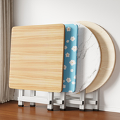 折叠餐桌家用小户型宿舍便携式 吃饭桌出租屋小圆桌不占地夜市摆摊