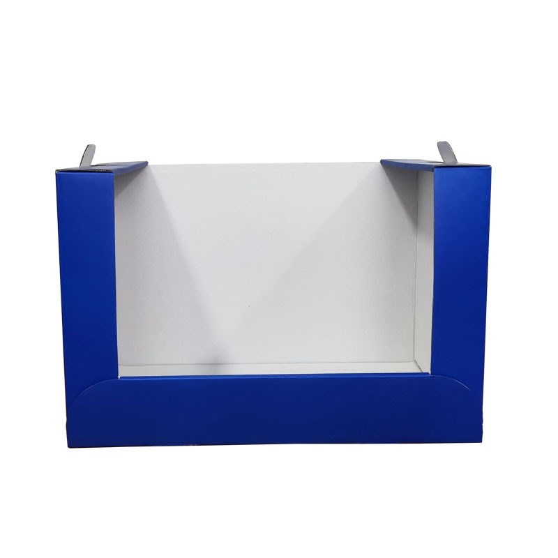 纸质堆叠库位箱PDQ大润发超市整理盒零山姆仓储展示陈列食毛巾盒