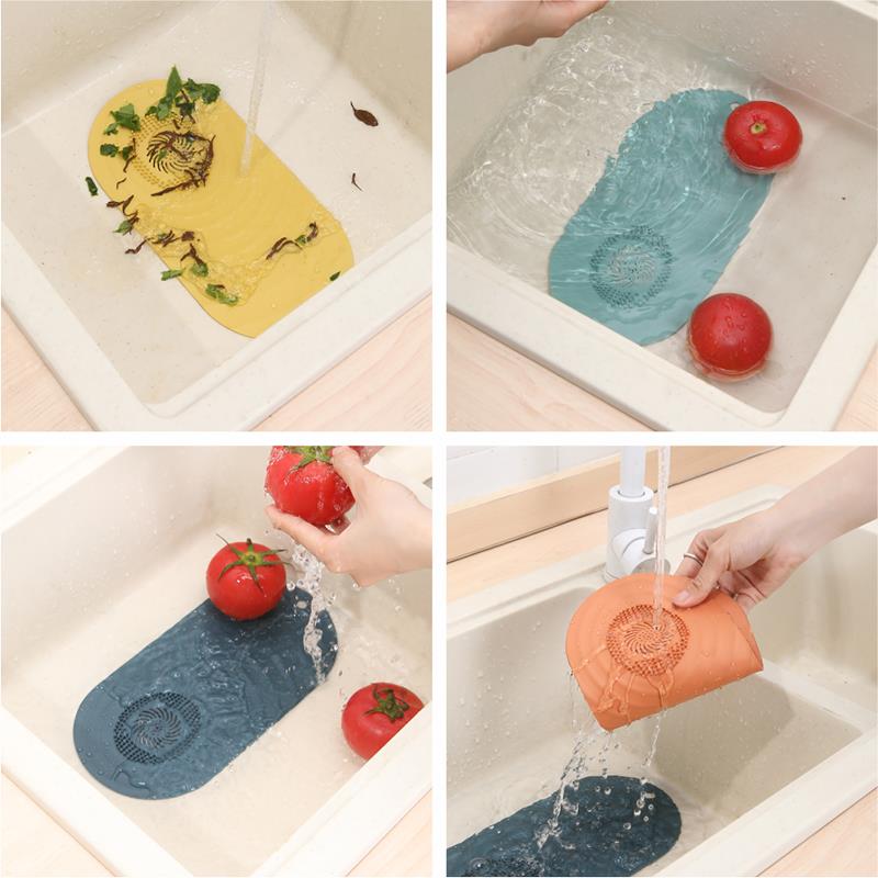 卫生间浴室下水道防臭加长版硅胶地漏垫家用厕所防反味除臭密封盖