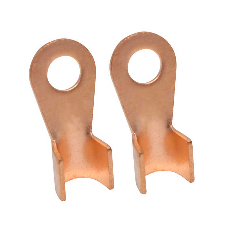 国标OT-500A铜开口鼻铜接线A端子铜鼻子铜线耳铜接头电线连接5只