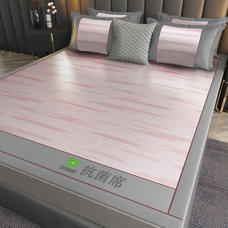 夏天冰丝凉席可水洗机洗竹席藤草软席子夏季折叠空调双面两用藤席,床上用品,冰丝席,淘宝优惠券,粉丝福利购,淘宝优惠卷