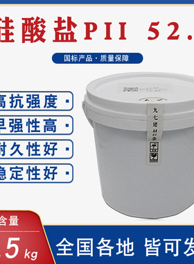 硅酸盐PII52.5水泥高强度标号速干快早硬实验自流平混凝土砂浆HPC