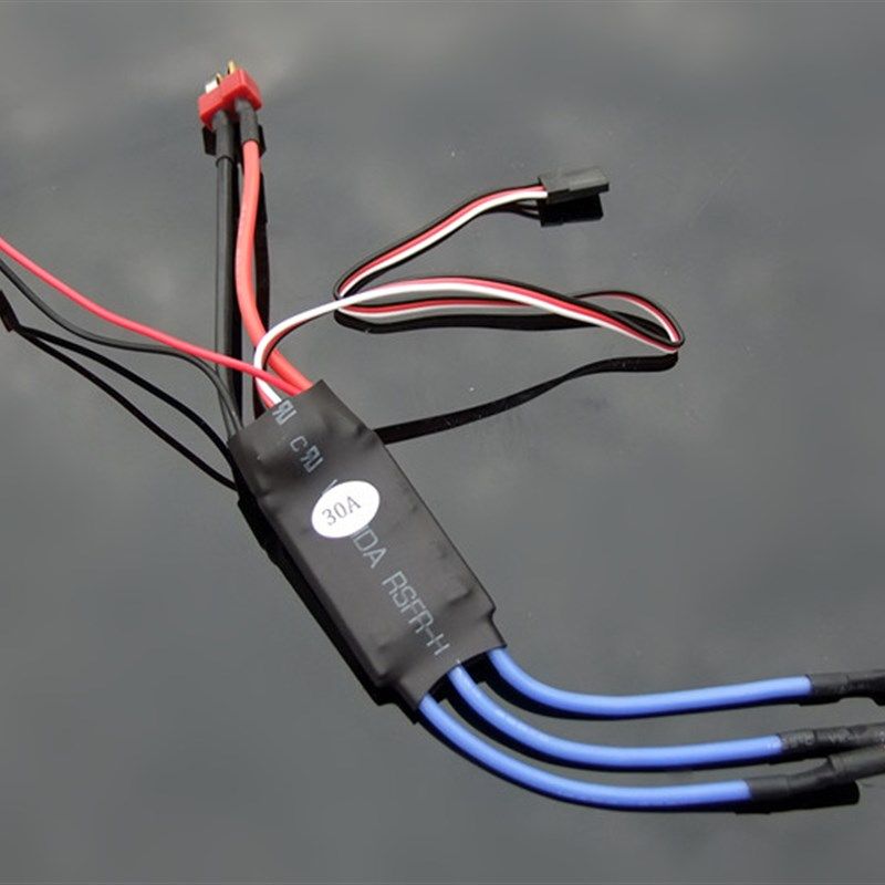 30A电调 无刷电调电子调速器 多轴电调 航模KT板飞机苏27歼10电机