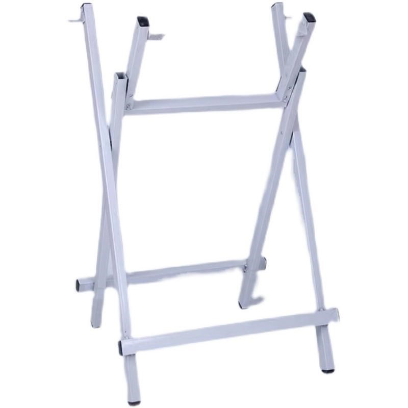 简易折叠桌脚架子铁艺支架桌子腿配件家用餐桌脚大排档型方桌架