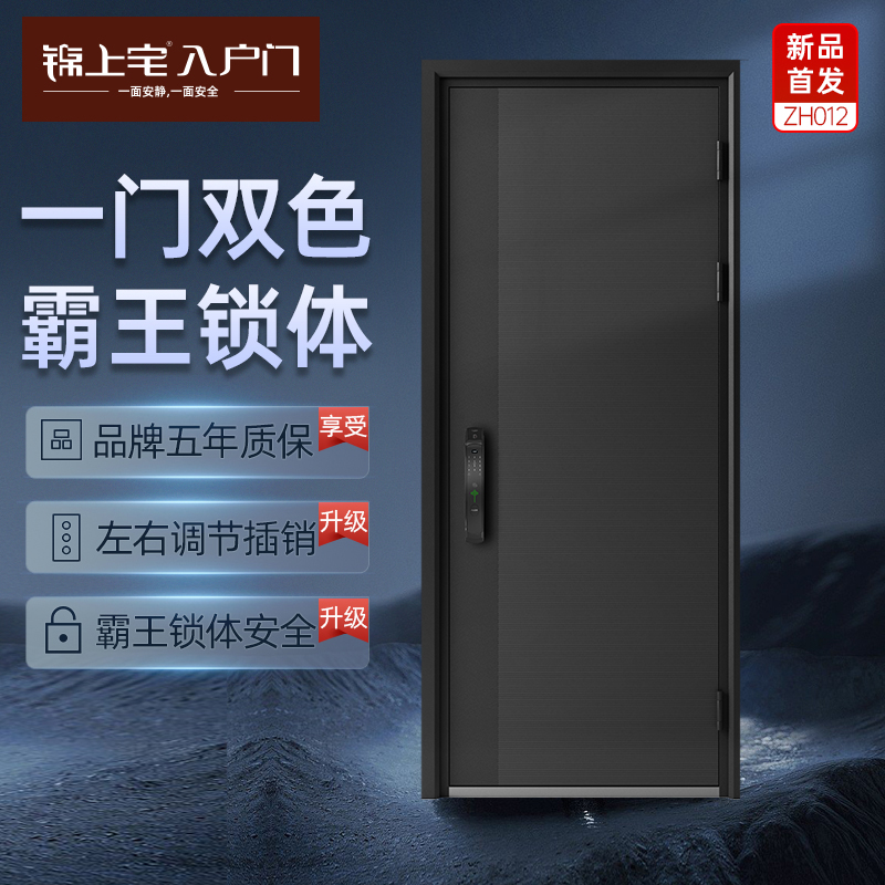 锦上宅 智能防盗门甲级防盗门进户门入户门极简别墅农村大门订金