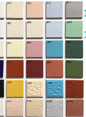 彩色内外墙砖100*100土黄粉红绿白灰黑天深蓝紫橙色瓷砖室外瓷砖