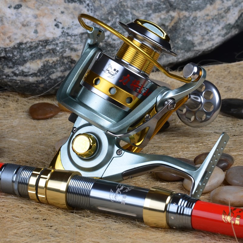 狼王龙啸九天 8H超硬碳素长节远投竿锚鱼杆 .5米海竿装 抛甩竿