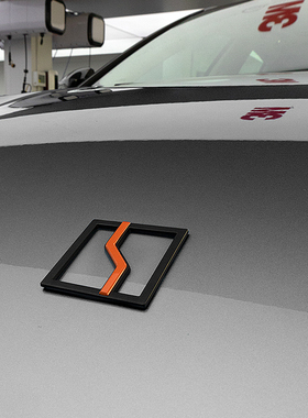 适用于极氪001车头标尾标金属个性字母黑化标机盖标外观改装街区