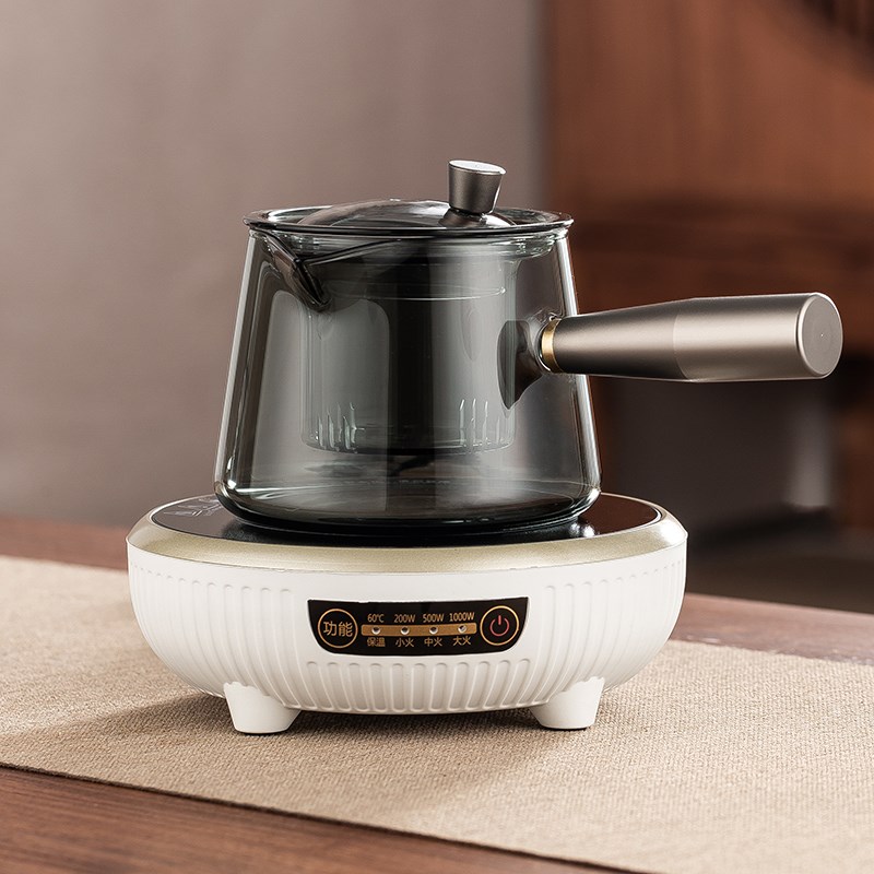 加厚玻璃侧把壶耐高温泡茶器家用电陶炉煮茶壶套装小型炉过滤茶具