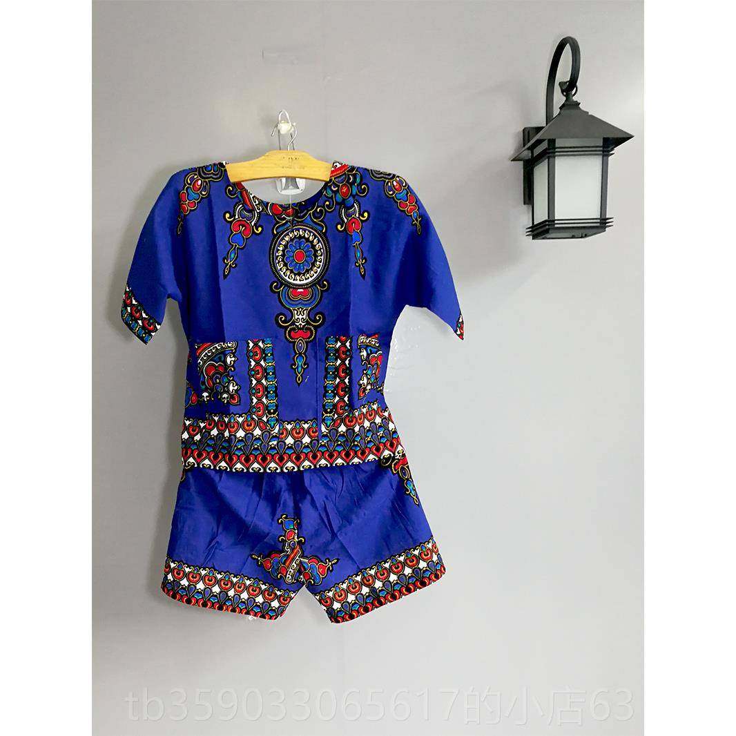 正品非洲鼓表演服装短袖分裤套装儿童手鼓圣诞元旦台表演舞节舞蹈