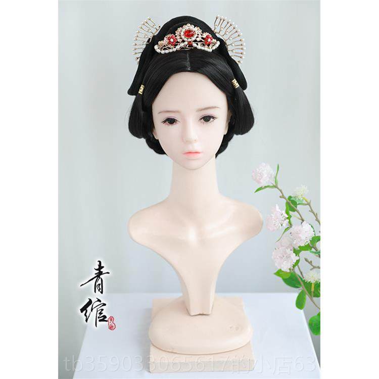 正品服明O制袄裙面复原汉唐风襦裙假发头套 古风C马S假发发髻,模玩/动漫/周边/娃圈三坑/桌游,COSPLAY配件/道具/人偶服,淘宝优惠券,粉丝福利购,淘宝优惠卷