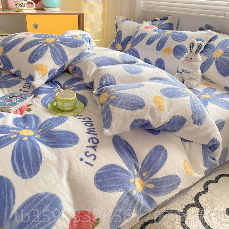 正品冬季加绒保暖皮卡丘奶绒件绒四件套法兰双面珊瑚牛绒被套床单,床上用品,床品套件/四件套/多件套,淘宝优惠券,粉丝福利购,淘宝优惠卷