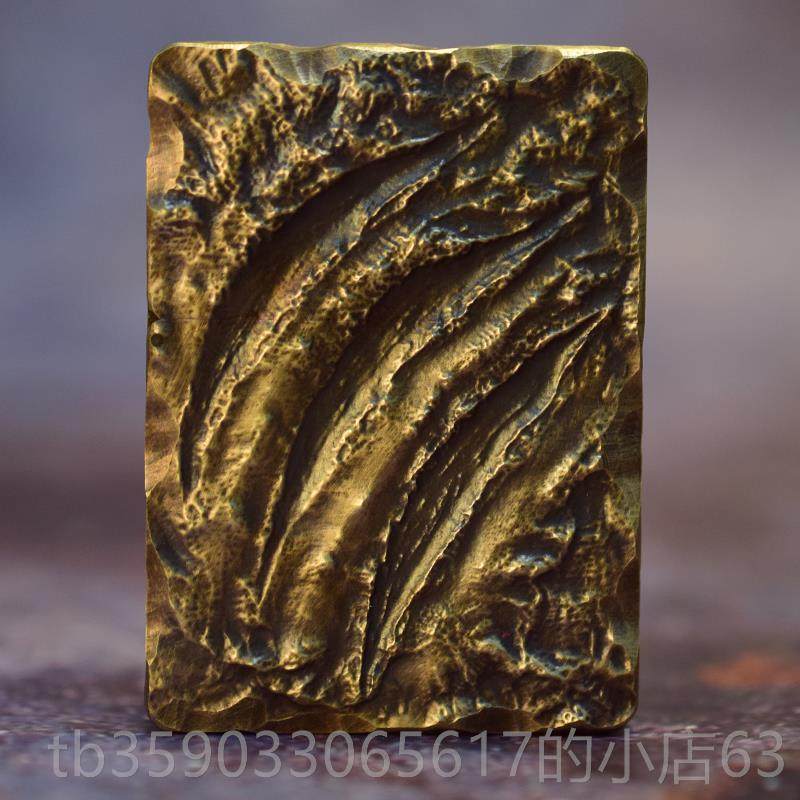 正品zorr正o佐罗新品油铜黄盔甲刀痕做旧男士个性打火机覆古煤刀