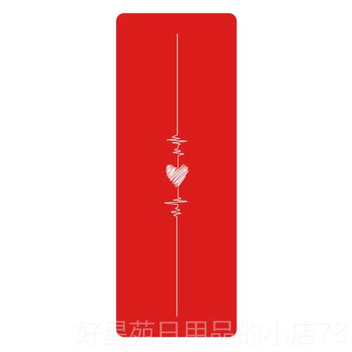 高档不褪色印刷富印刷垫真版正吸汗防滑然橡天胶瑜伽垫丰的运动垫