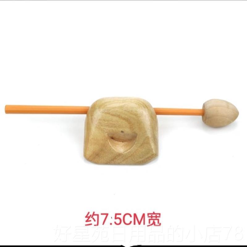 高档6- 15M鱼本C鱼色五音木木家用摆件用品打击乐器木鱼配敲棒 包