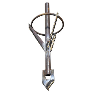 打井设备5公分合金钻头小型家用钻井定制钢制合金三叶岩石金刚石