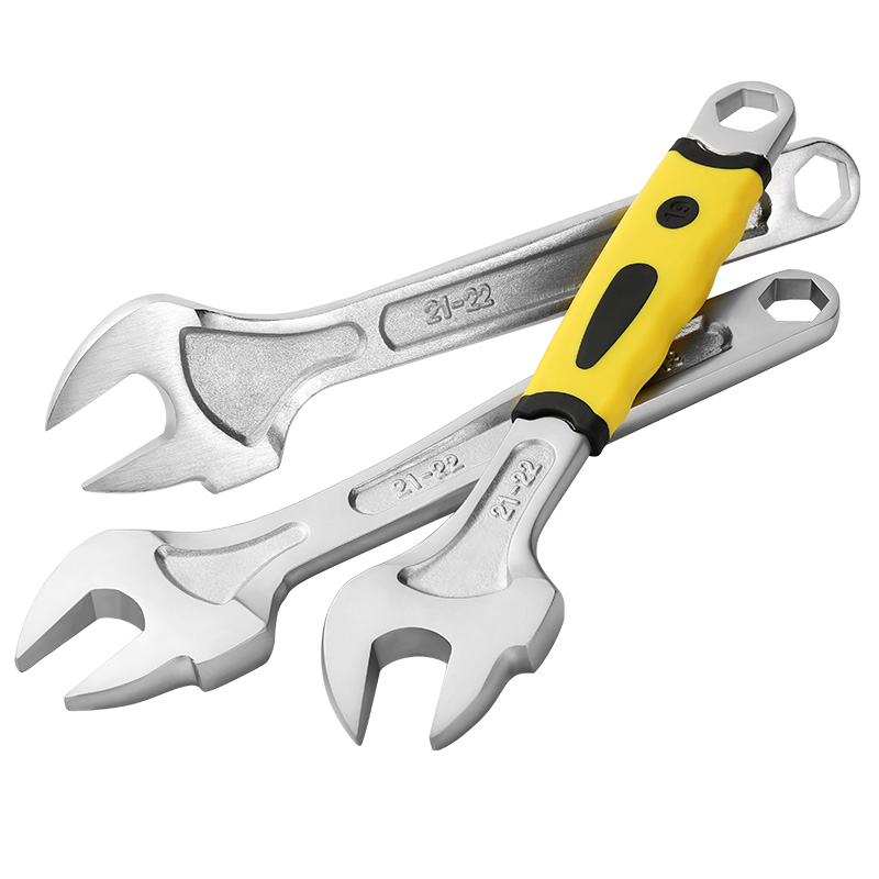 沪森架子木工专用死扳手19-21-22搭棚架板子梅花22mm开口汽修工具