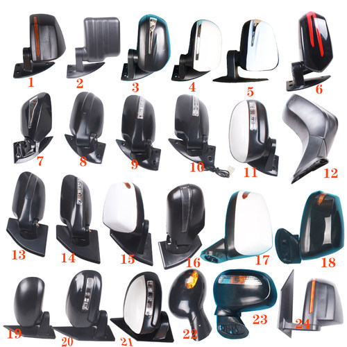 全封闭新款全篷三反光镜海宝金迪金彭电动四轮车倒车镜后视镜