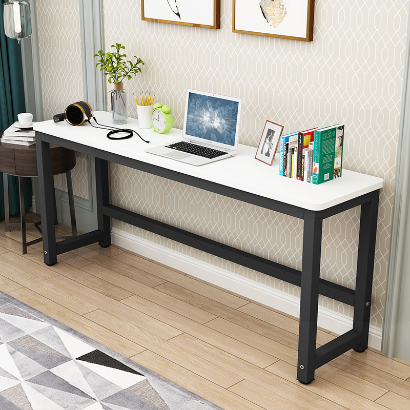 靠墙窄桌子简易长条桌30厘米cm宽可不占空间书桌置物桌圆角