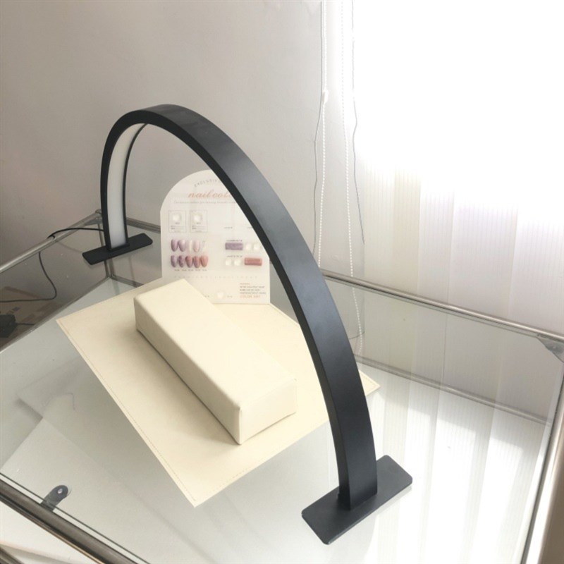 u型半月美甲工作灯具美容院护眼简约LED美甲美容台灯