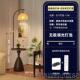 正品 中古风客厅地落地灯物架一体沙灯发卧室床头柜氛围置感落 新款