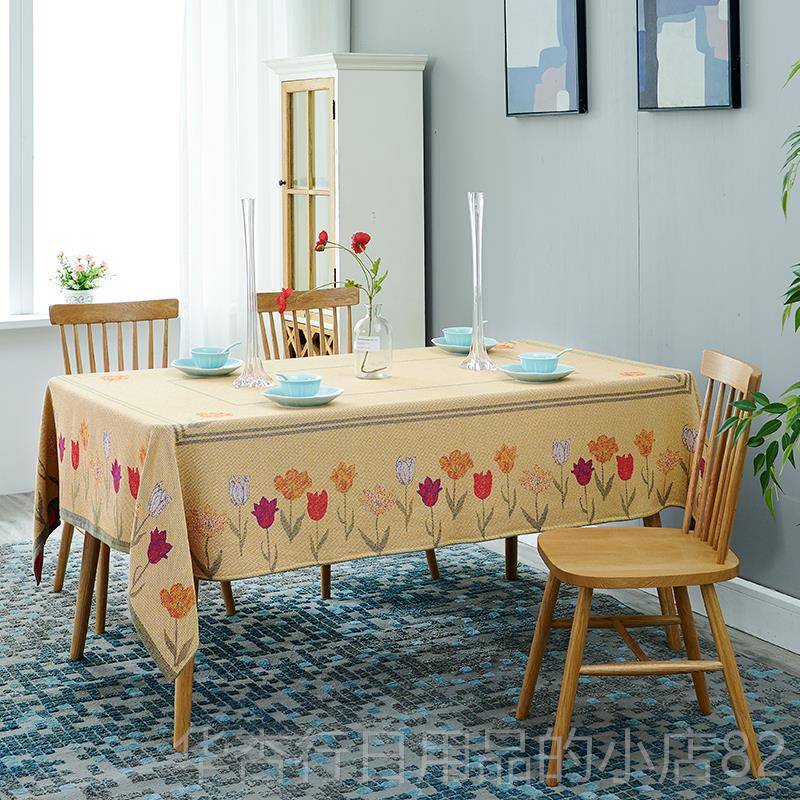 正品瑞Eke全lund 棉桌布美式田典园台餐布餐垫茶几桌旗布艺套餐