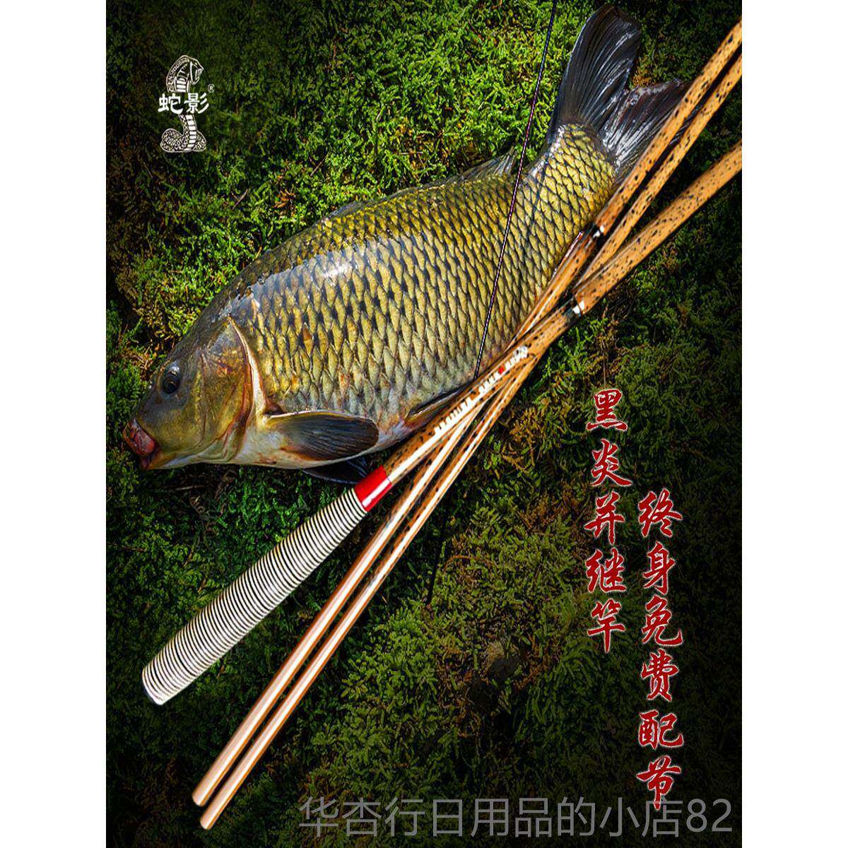 正品日进口鱼手杆和杆负载插入杆台钓竿