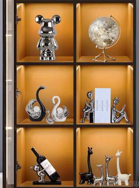 正品客厅酒轻奢高档摆件电视柜家柜新家直播间网红装居饰品整套装