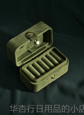 正品taiy戒盒欧饰式复古手工制作高档戒指收纳盒m便携迷指你旅行
