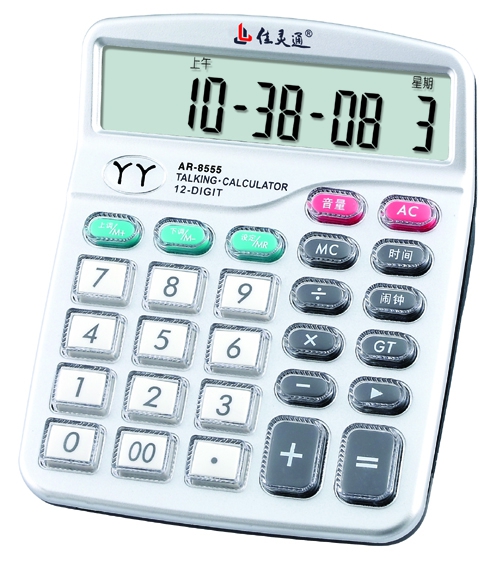 佳灵通语音计算器01/7778/5588财务音乐计算机可钢琴弹奏大屏幕