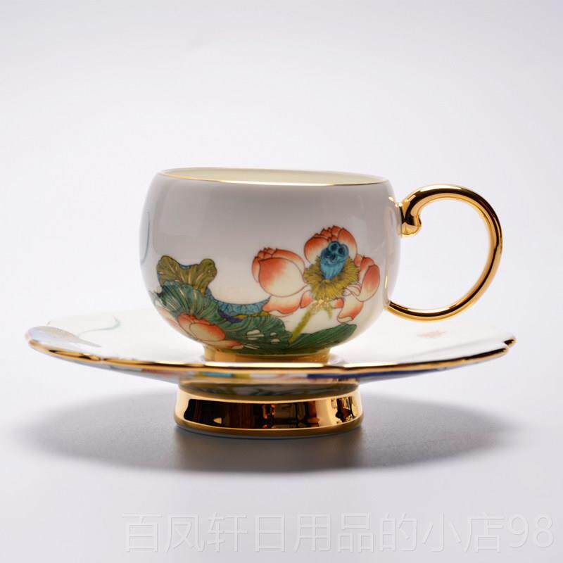 高档永丰源正品幸福具礼10陶瓷茶咖头具套装茶具咖啡红茶具礼盒
