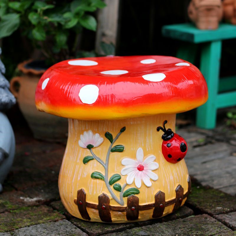 蘑菇桌椅幼儿园花园草坪小区凳子摆件创意庭院园林景观装饰品花架,家居饰品,户外/庭院摆件,淘宝优惠券,粉丝福利购,淘宝优惠卷