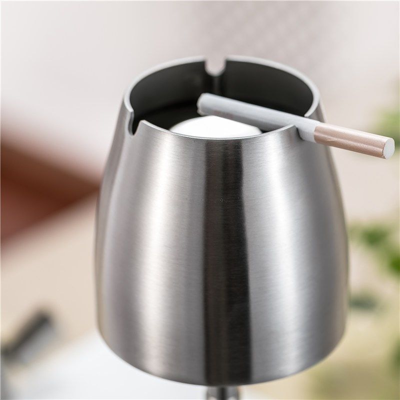 带盖伸缩加厚款不锈钢烟灰缸带烟柱大号烟缸网吧网咖创意烟盅,家居饰品,装饰烟灰缸,淘宝优惠券,粉丝福利购,淘宝优惠卷