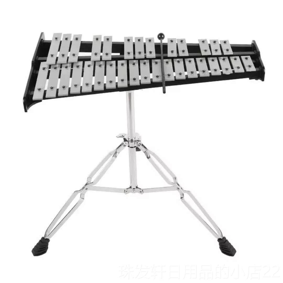 高档奥尔夫打击乐器教具专业322音钢片琴/82音铝板琴个度带架马林