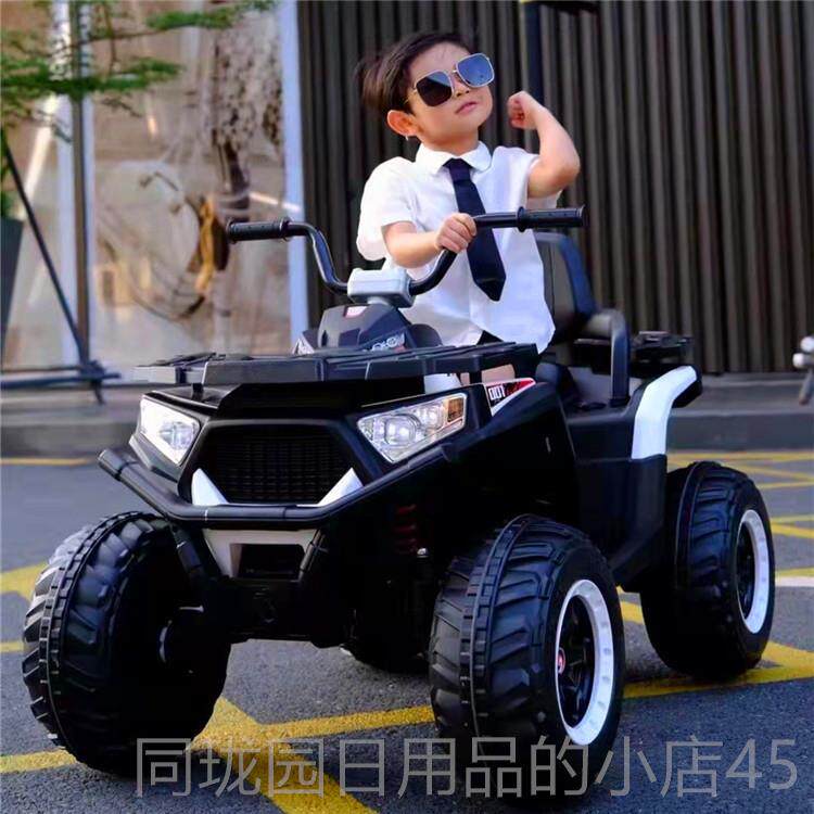 正品新款电动坐车孩子可人电车动汽四轮宝宝电瓶车托可坐儿童沙滩