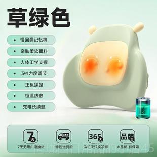 正品AMD腰部按摩仪器身肩颈椎按摩器全暖宫热敷腰靠车载礼按摩垫