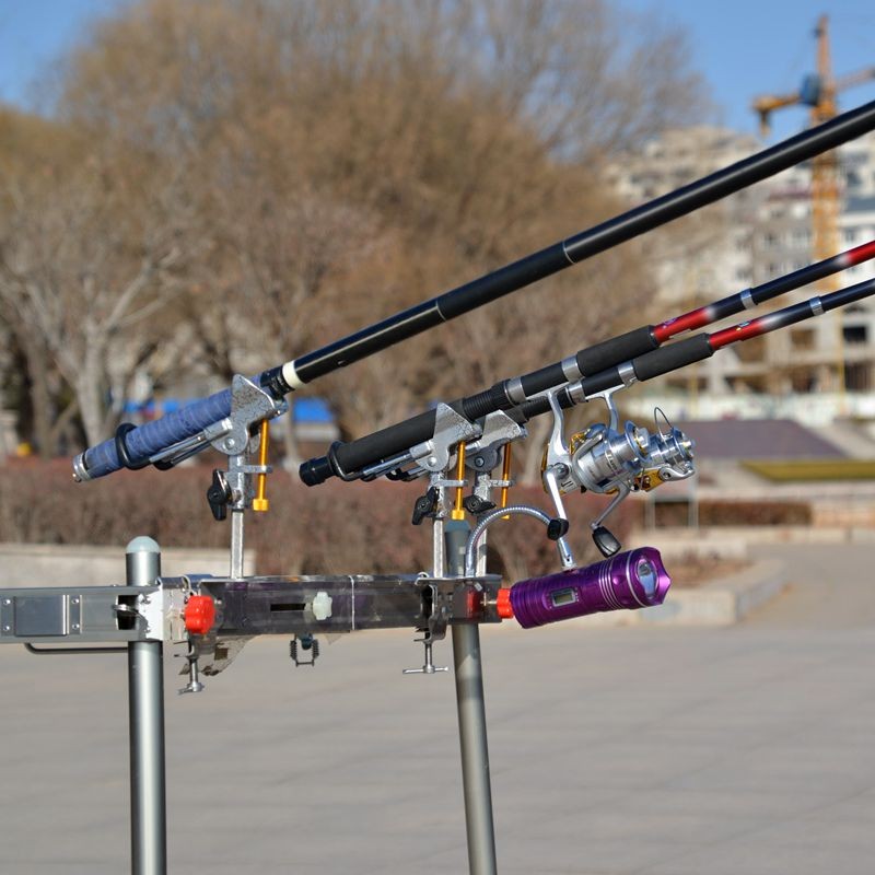 钓台万向炮台架加厚滑动炮台座不锈钢通用配件支架 海杆海竿架