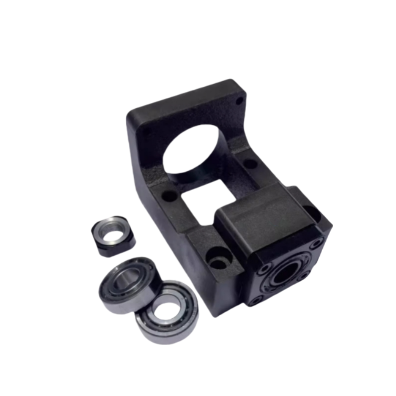 铝电机支架 86步进电机80伺服57滚珠丝杆专用130/110电机安装座