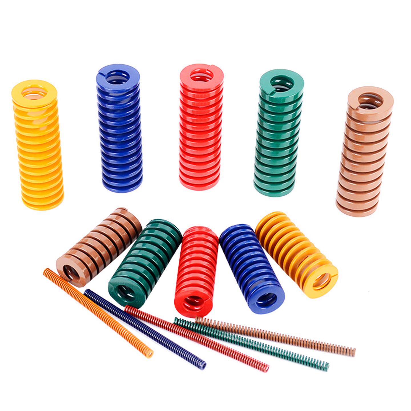 型矩形螺旋弹簧-SWF10/12/14/16/18/20黄色模具弹簧 可