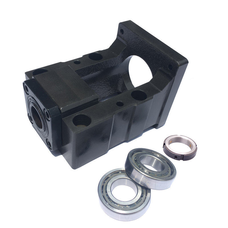 MBK60伺服步进电机一体座57/80/86/90/110/130滚珠丝杆固定支撑座