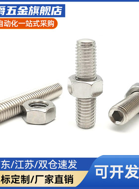 粗牙 内六角孔型 调整螺丝 ANBNM5/6-15/20/25/30/35/40/45/50/60